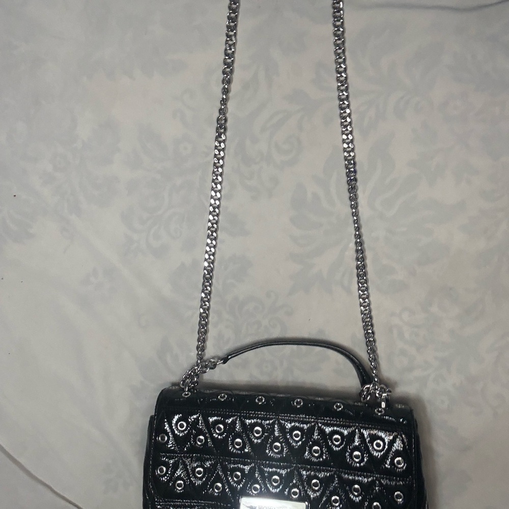 Michael Kors Black and Silver Women's Bag - Picture 14 of 14